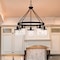 Designers Fountain Jaxon 5 Light Industrial Oil Rubbed Bronze with Clear Glass Shades Chandelier For Dining Rooms 90685-ORB - alternate 2
